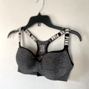 Victoria’s Secret Pink push-up sports bra Small D-DD